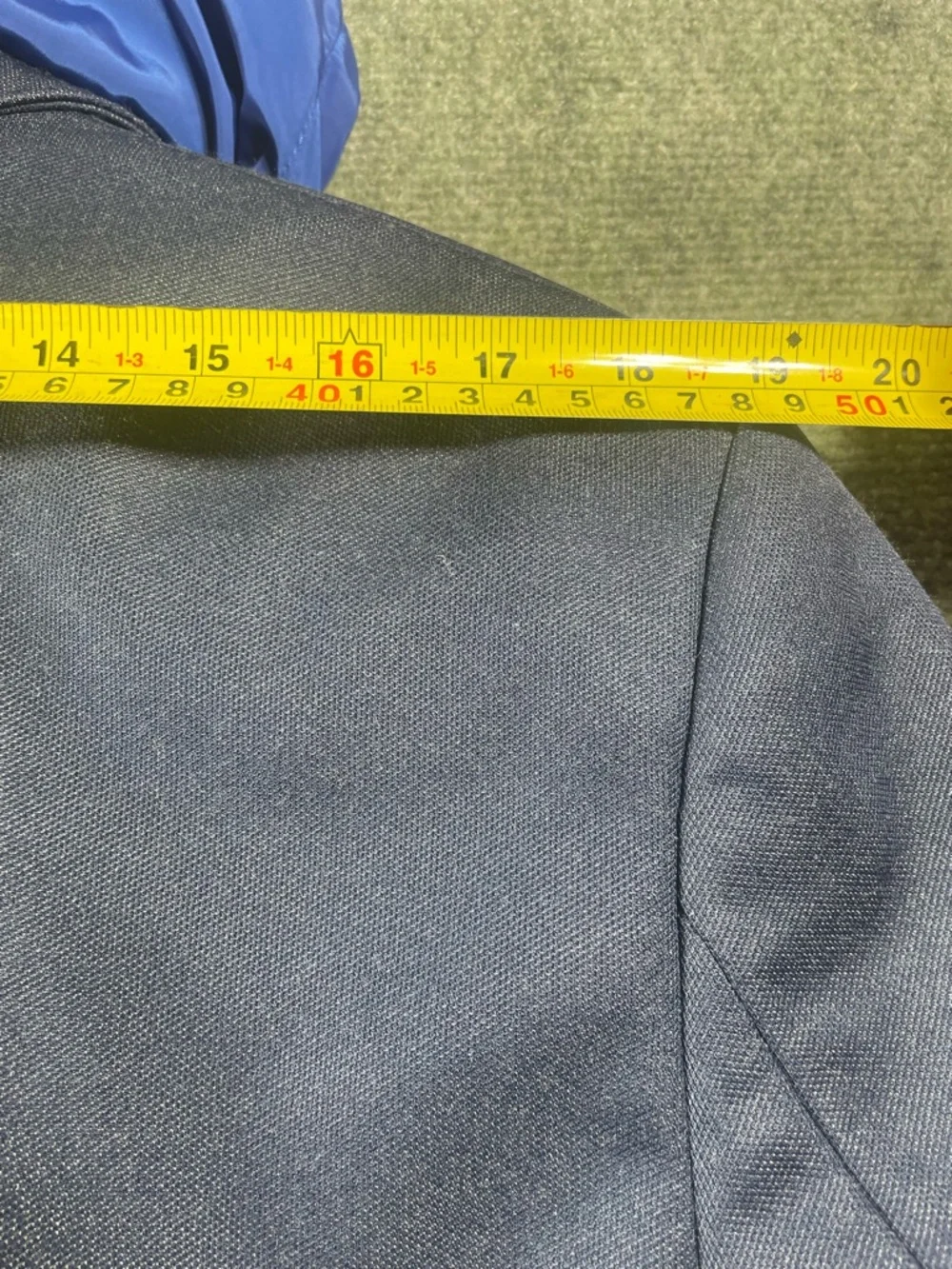 Classic Navy Sport Coat with Detachable Blue Zip-In‎ Hood